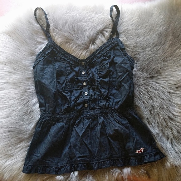 Hollister Tops - HOLLISTER Blue Tank Top XS